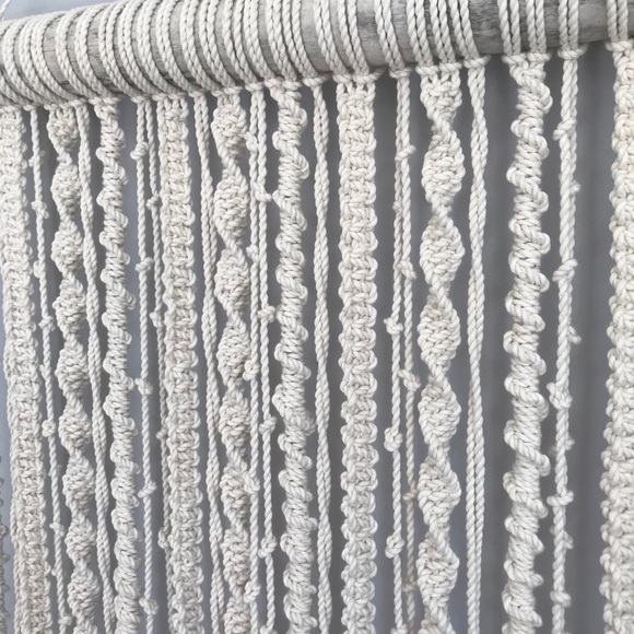 Large Macrame Wall Hanging - Picture 2 of 2